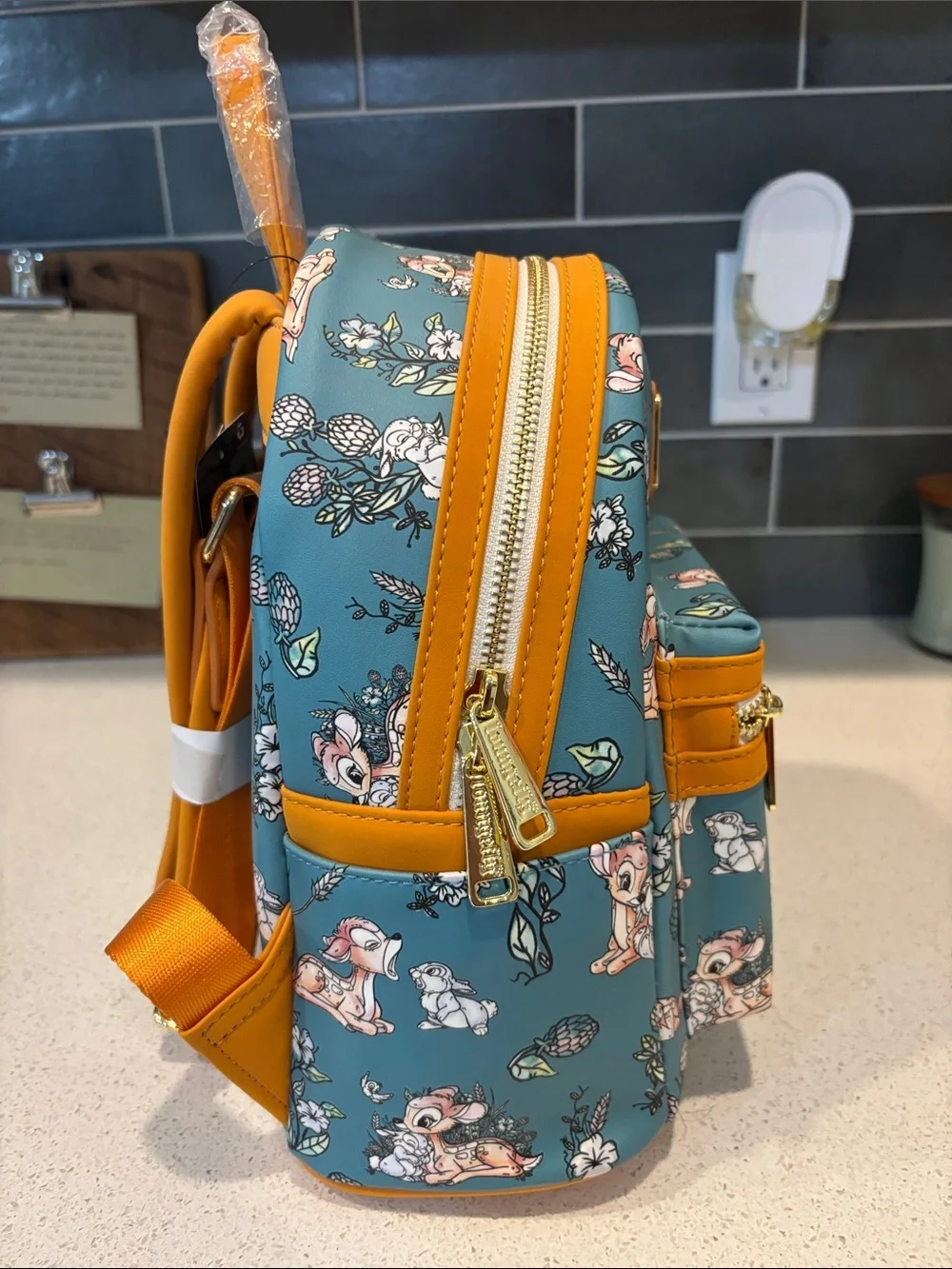Loungefly Bambi Floral Mini Backpack NWT